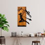 Wallity Brave Accesorio Decorativo de Pared de Madera y Metal Nogal y Negro